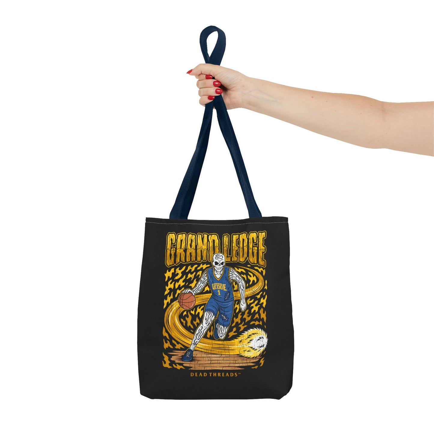 GRAND LEDGE BASKETBALL TOTE BAG