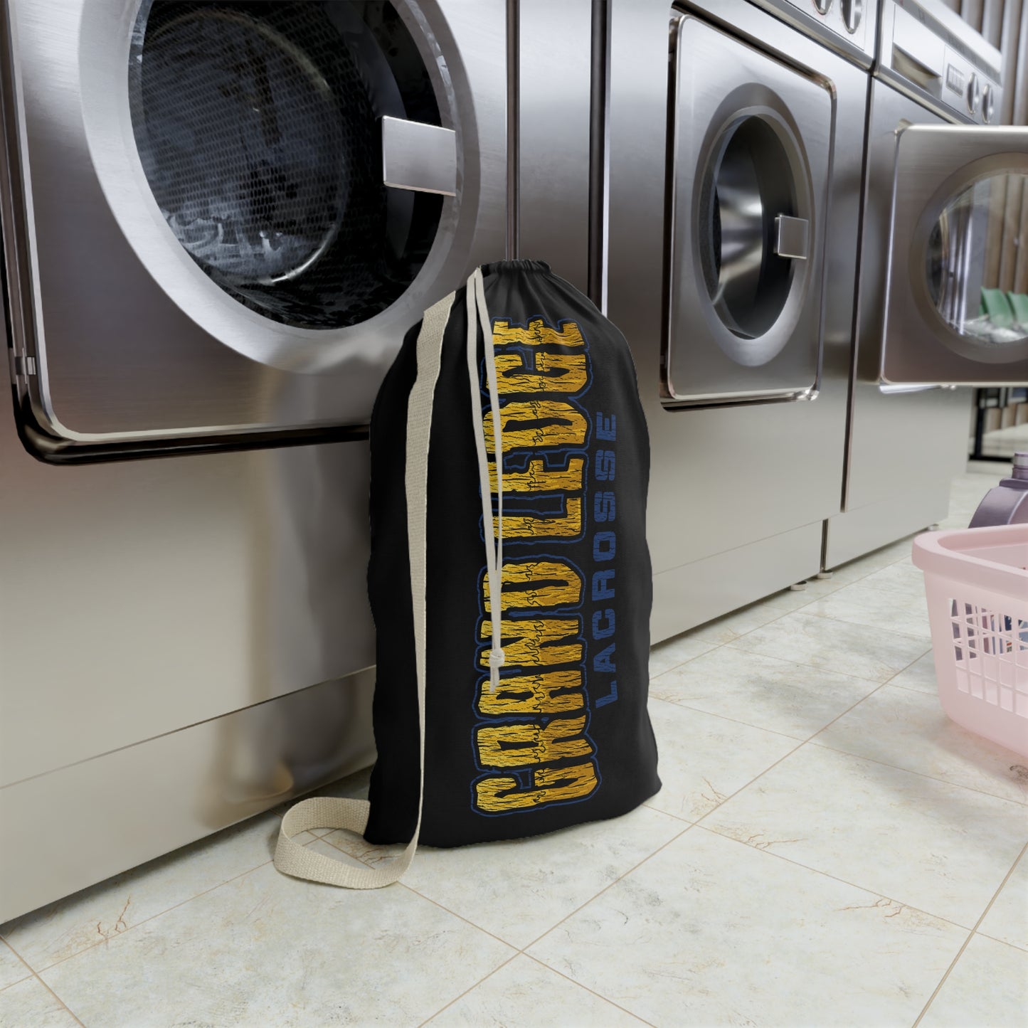 GRAND LEDGE LACROSSE 2-SIDED DRAWSTRING LAUNDRY/DUFFEL BAG
