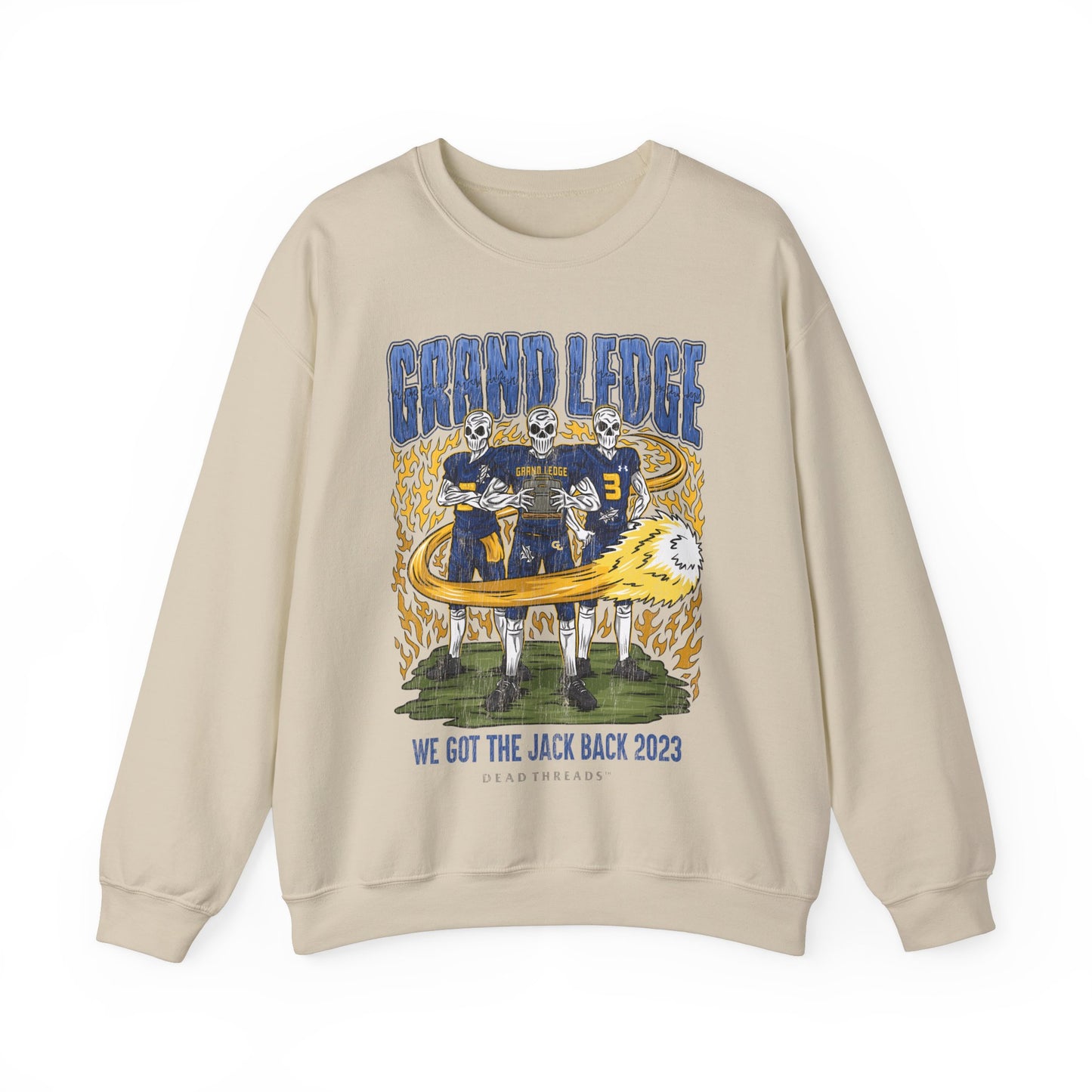 GRAND LEDGE FOOTBALL JACK BACK CREWNECK 2023
