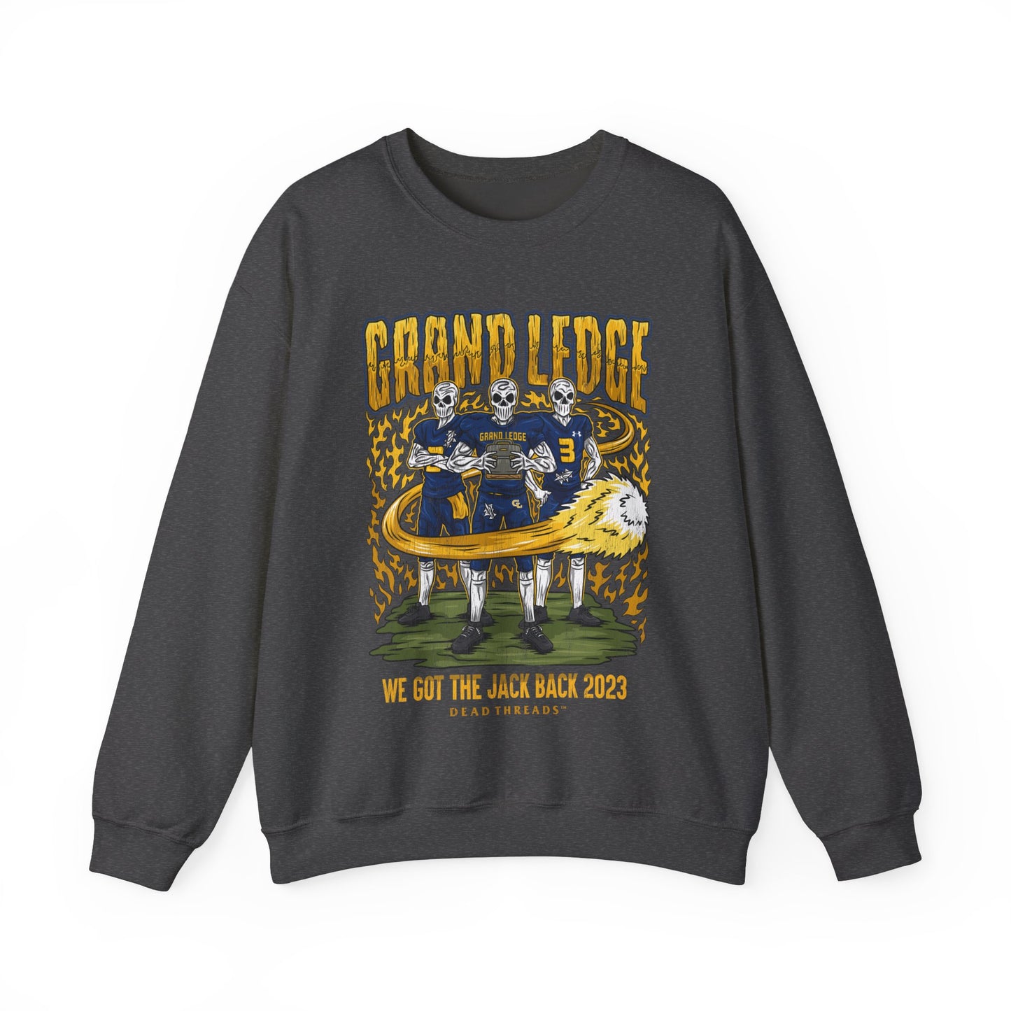 GRAND LEDGE FOOTBALL JACK BACK CREWNECK 2023