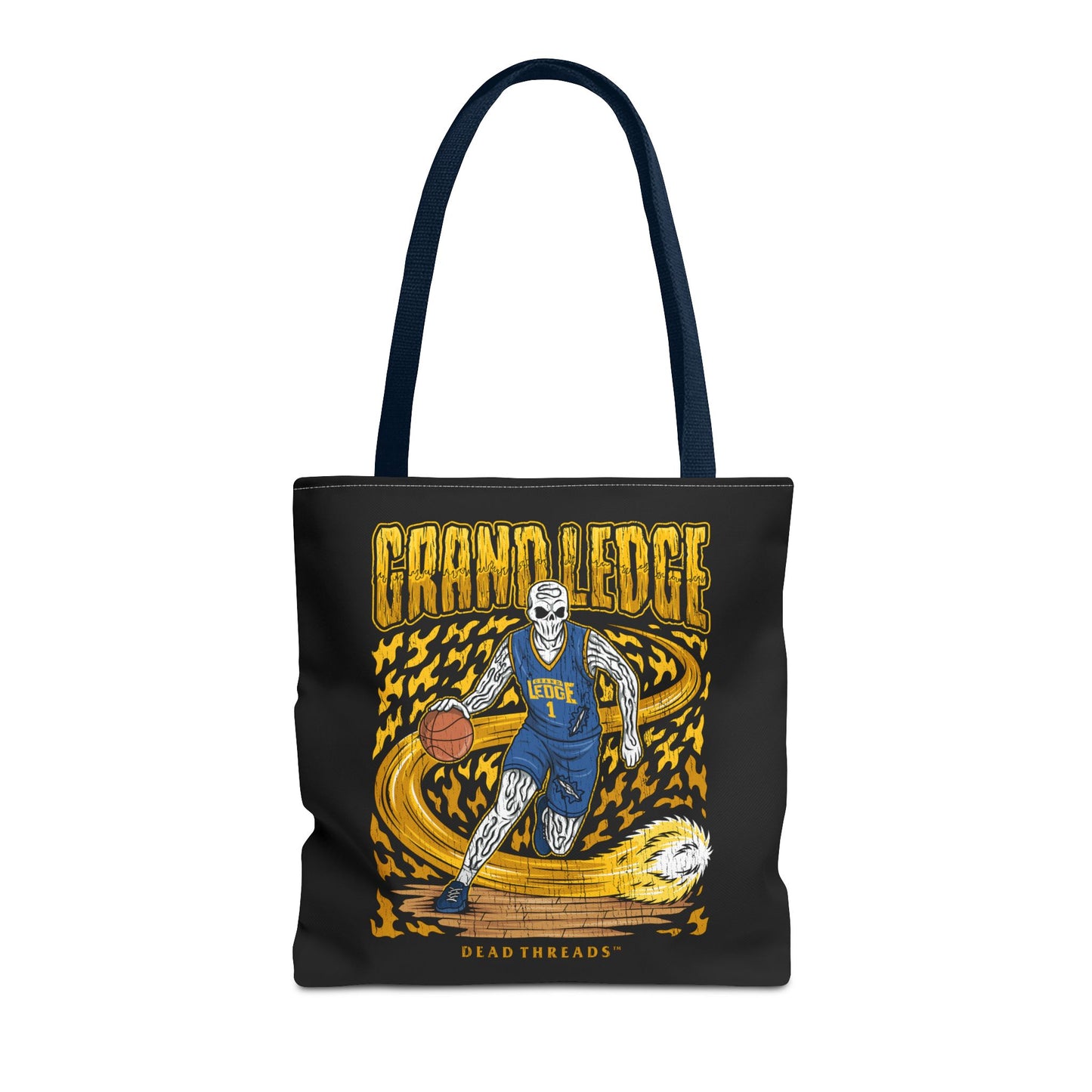 GRAND LEDGE BASKETBALL TOTE BAG