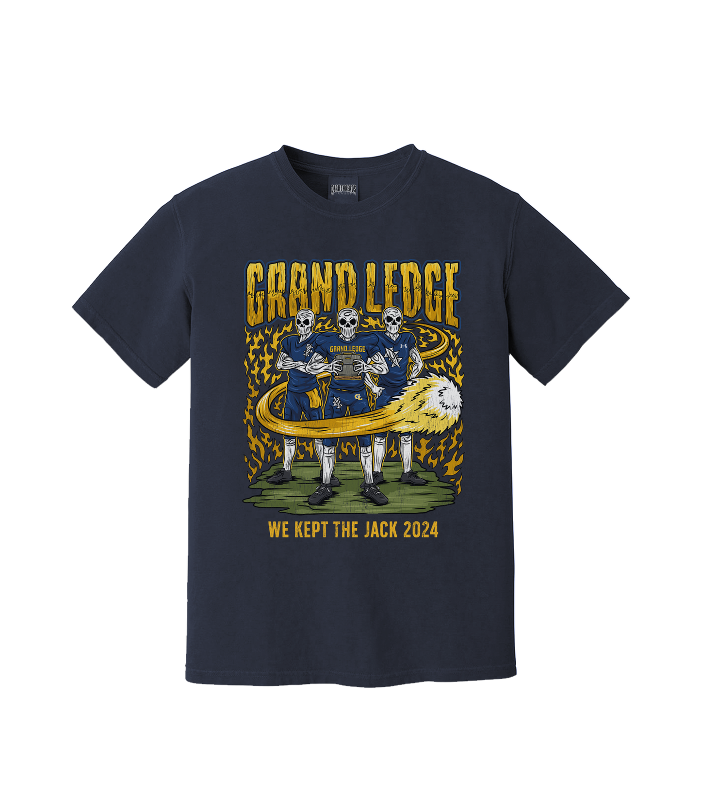 GRAND LEDGE FOOTBALL KEPT THE JACK 2024 SHIRT