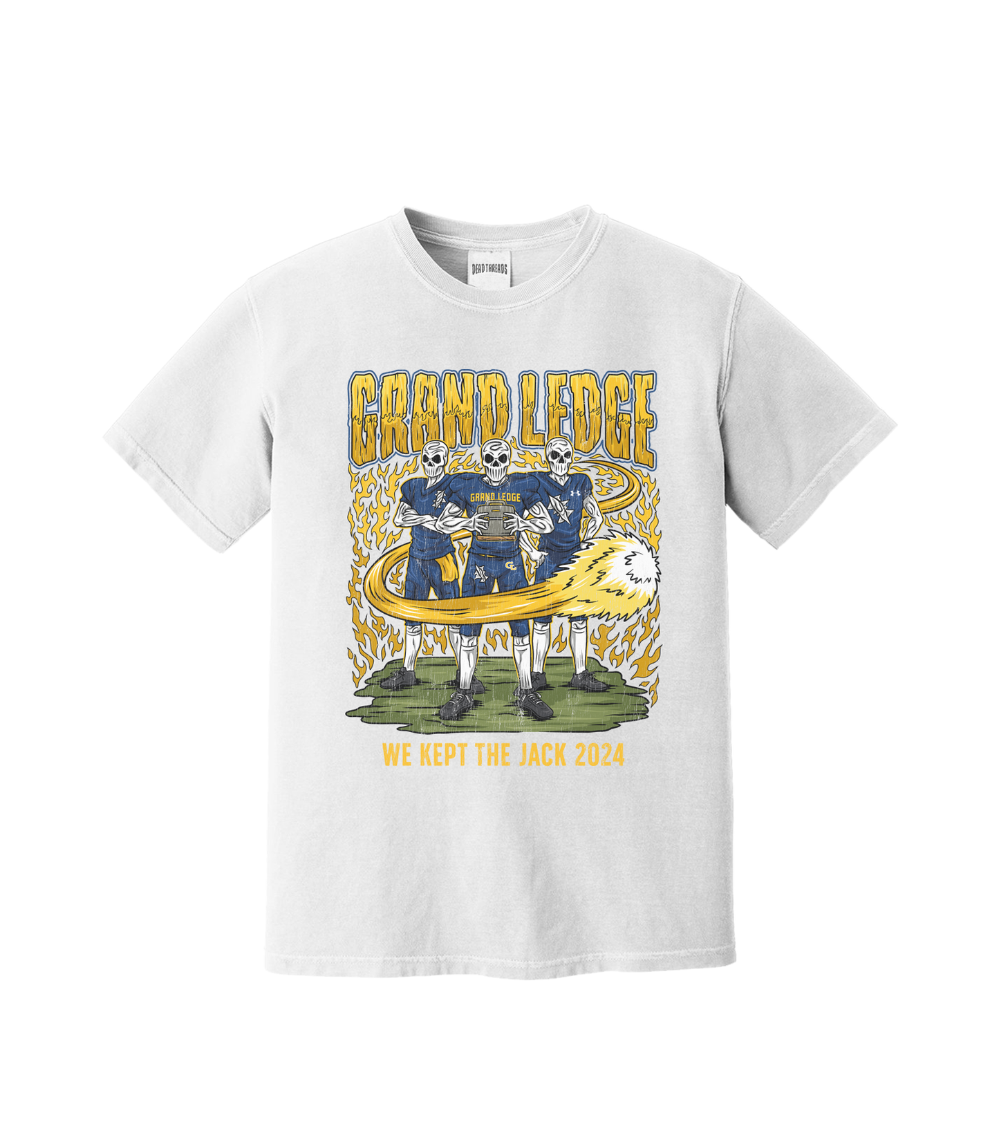 GRAND LEDGE FOOTBALL KEPT THE JACK 2024 SHIRT