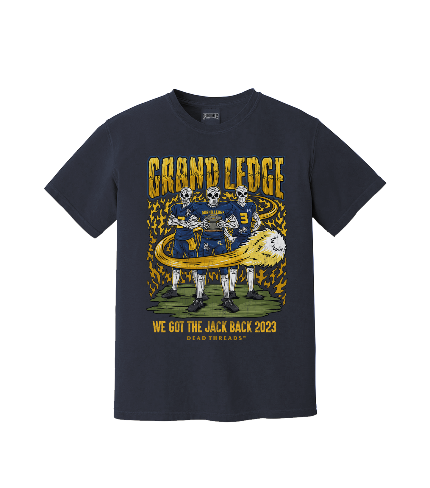 GRAND LEDGE FOOTBALL JACK BACK SHIRT 2023