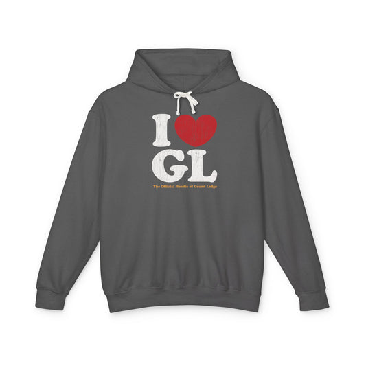 GRAND LEDGE I LOVE GL LIGHTWEIGHT HOODIE