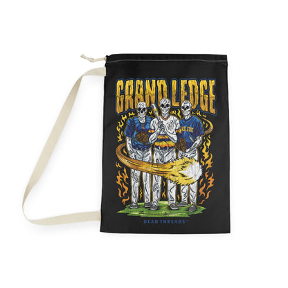 GRAND LEDGE BASEBALL ASTRO-TRIO 2-SIDED DRAWSTRING LAUNDRY/DUFFEL BAG