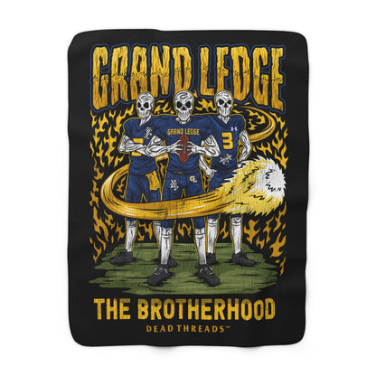 GRAND LEDGE FOOTBALL BROTHERHOOD HUGE A** BLANKET