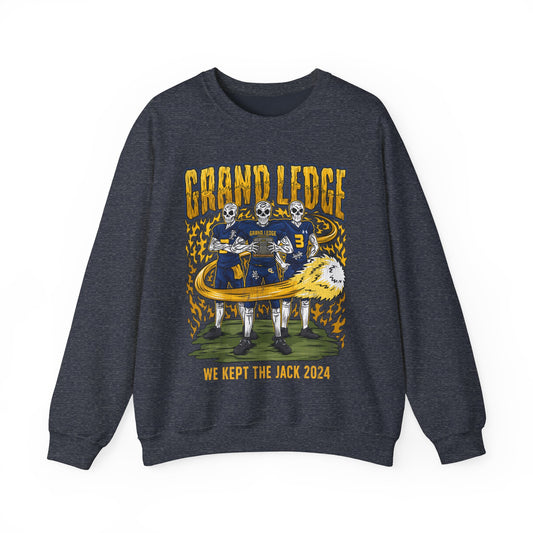 GRAND LEDGE FOOTBALL KEPT THE JACK 2024 CREWNECK SWEATSHIRT