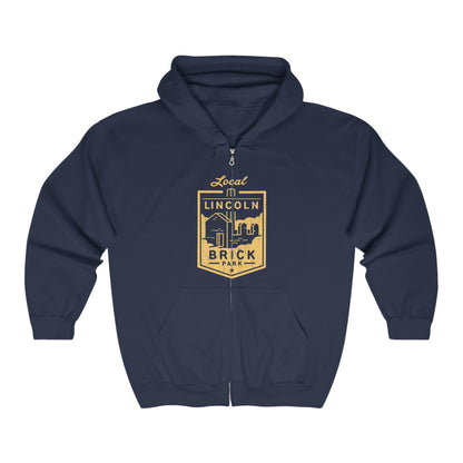 GRAND LEDGE PARKS LINCOLN BRICK FULL ZIP HOODIE