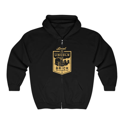 GRAND LEDGE PARKS LINCOLN BRICK FULL ZIP HOODIE