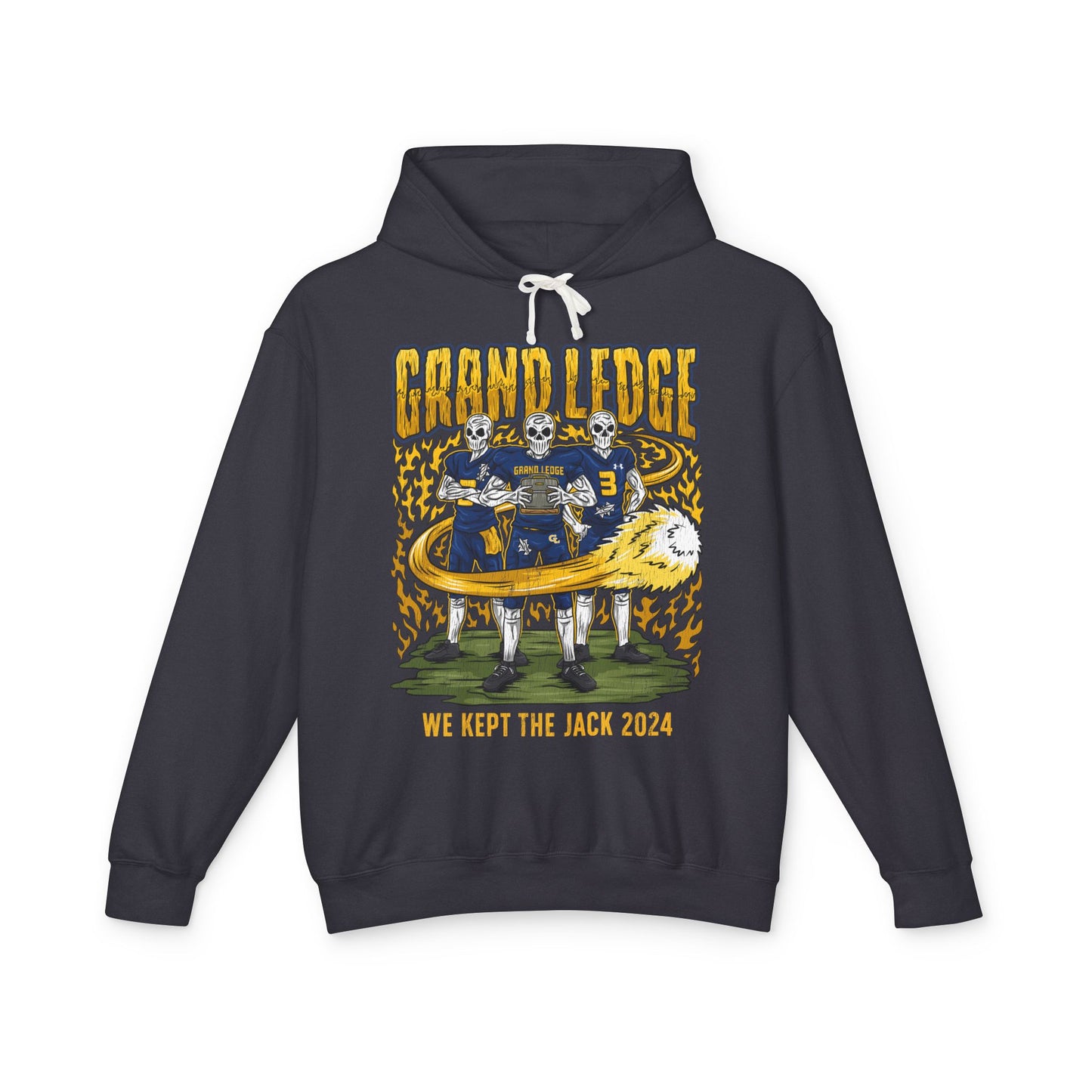 GRAND LEDGE FOOTBALL KEPT THE JACK 2024 LIGHTWEIGHT HOODIE