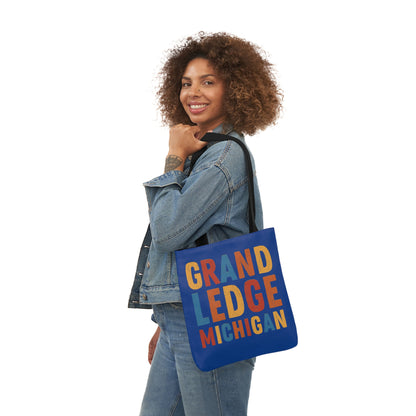 GRAND LEDGE ALPHABET EVERYTHING TOTE BAG