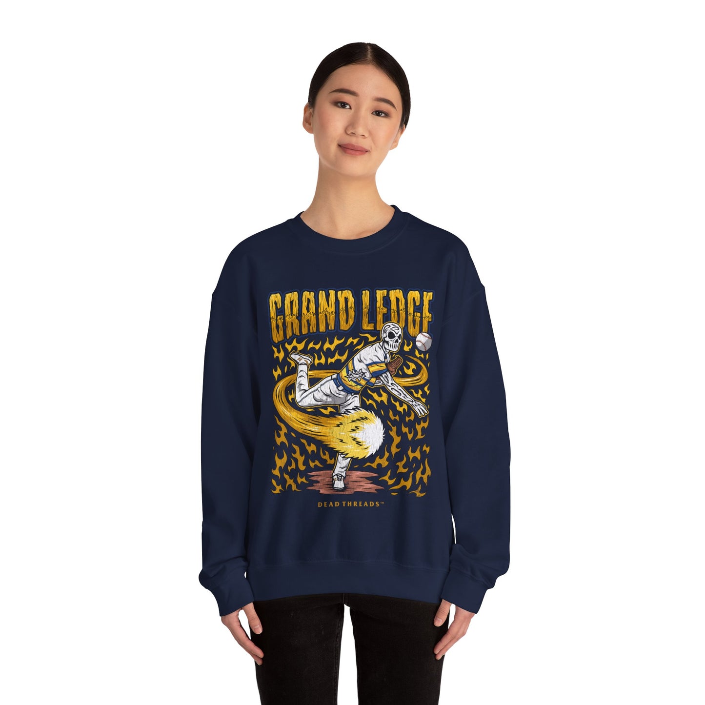 GRAND LEDGE BASEBALL CREWNECK SWEATSHIRT