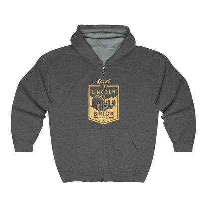 GRAND LEDGE PARKS LINCOLN BRICK FULL ZIP HOODIE