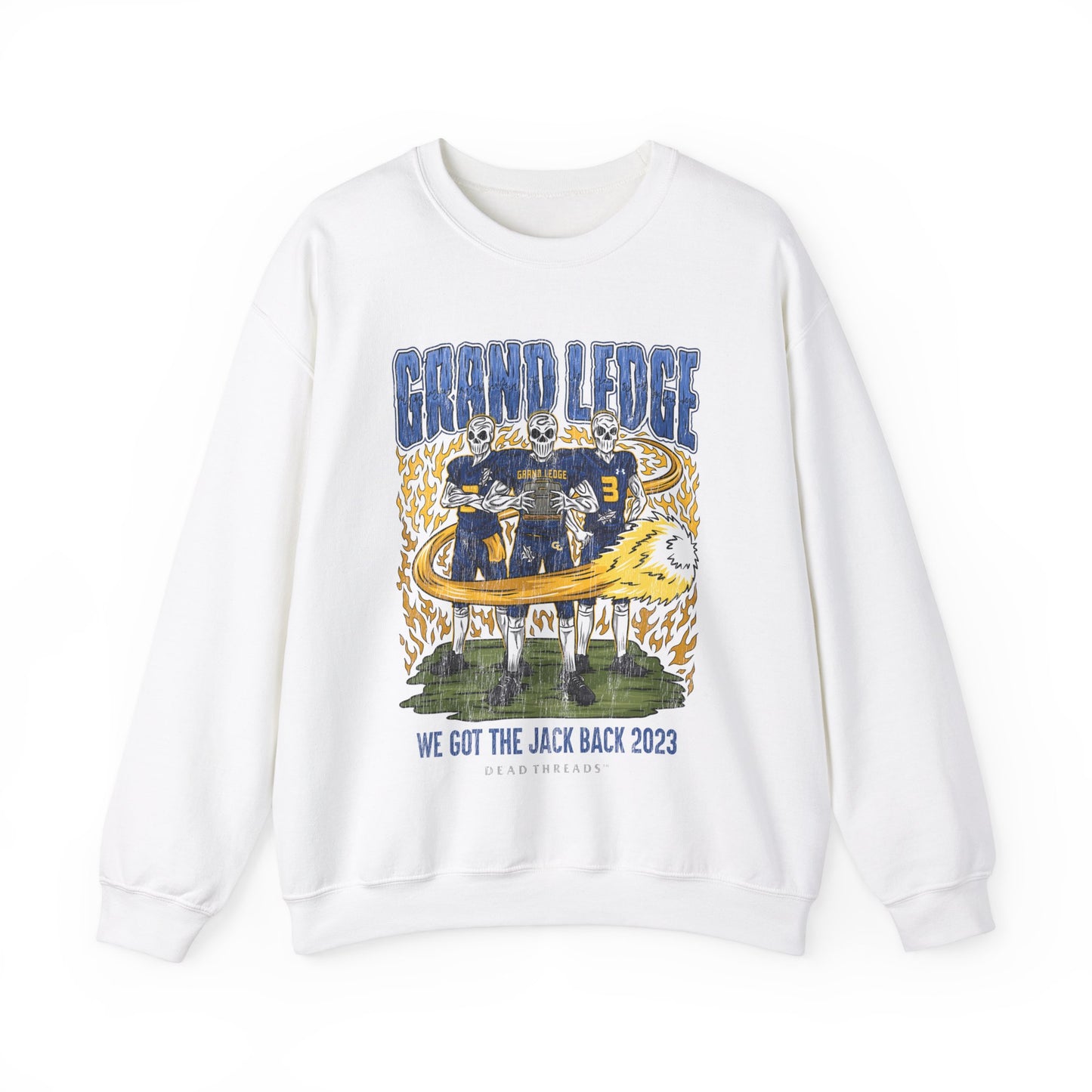 GRAND LEDGE FOOTBALL JACK BACK CREWNECK