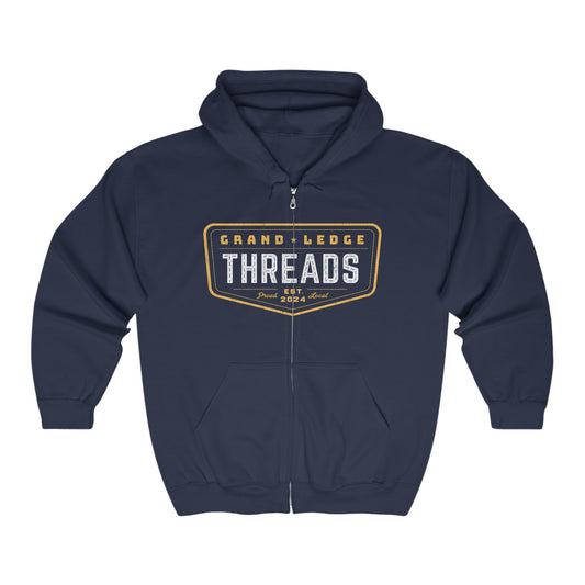 GRAND LEDGE THREADS FULL ZIP HOODIE