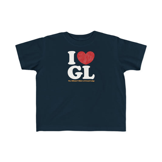 GRAND LEDGE I LOVE GL TODDLER SHIRT