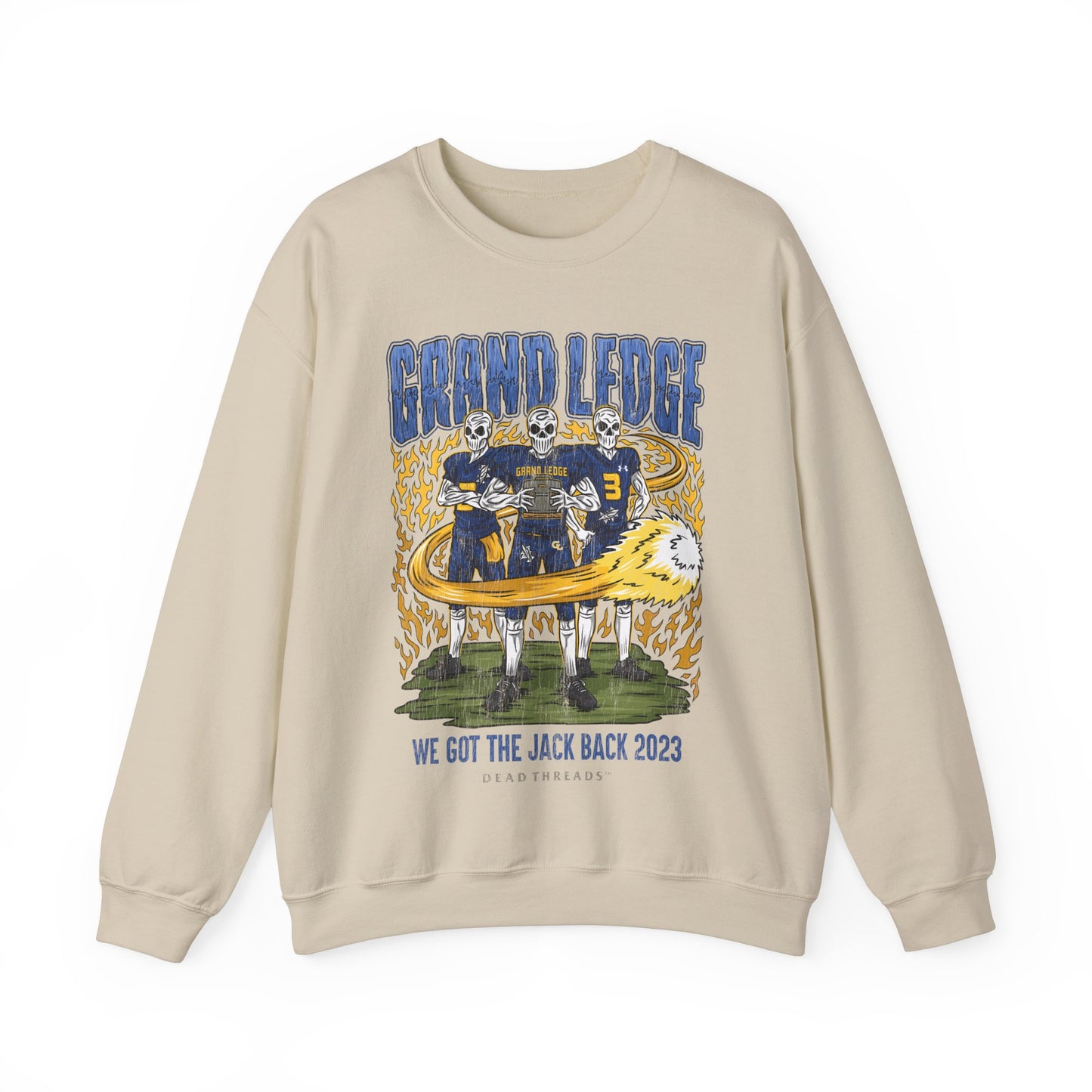 GRAND LEDGE FOOTBALL JACK BACK CREWNECK