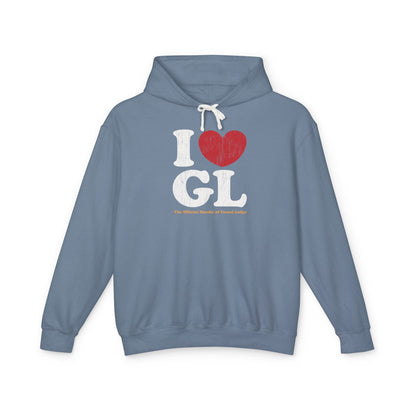 GRAND LEDGE I LOVE GL LIGHTWEIGHT HOODIE