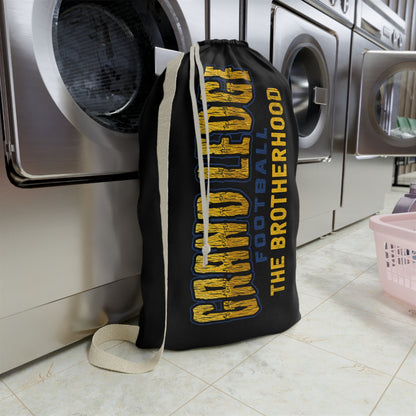 GRAND LEDGE FOOTBALL BROTHERHOOD 2-SIDED DRAWSTRING LAUNDRY/DUFFEL BAG