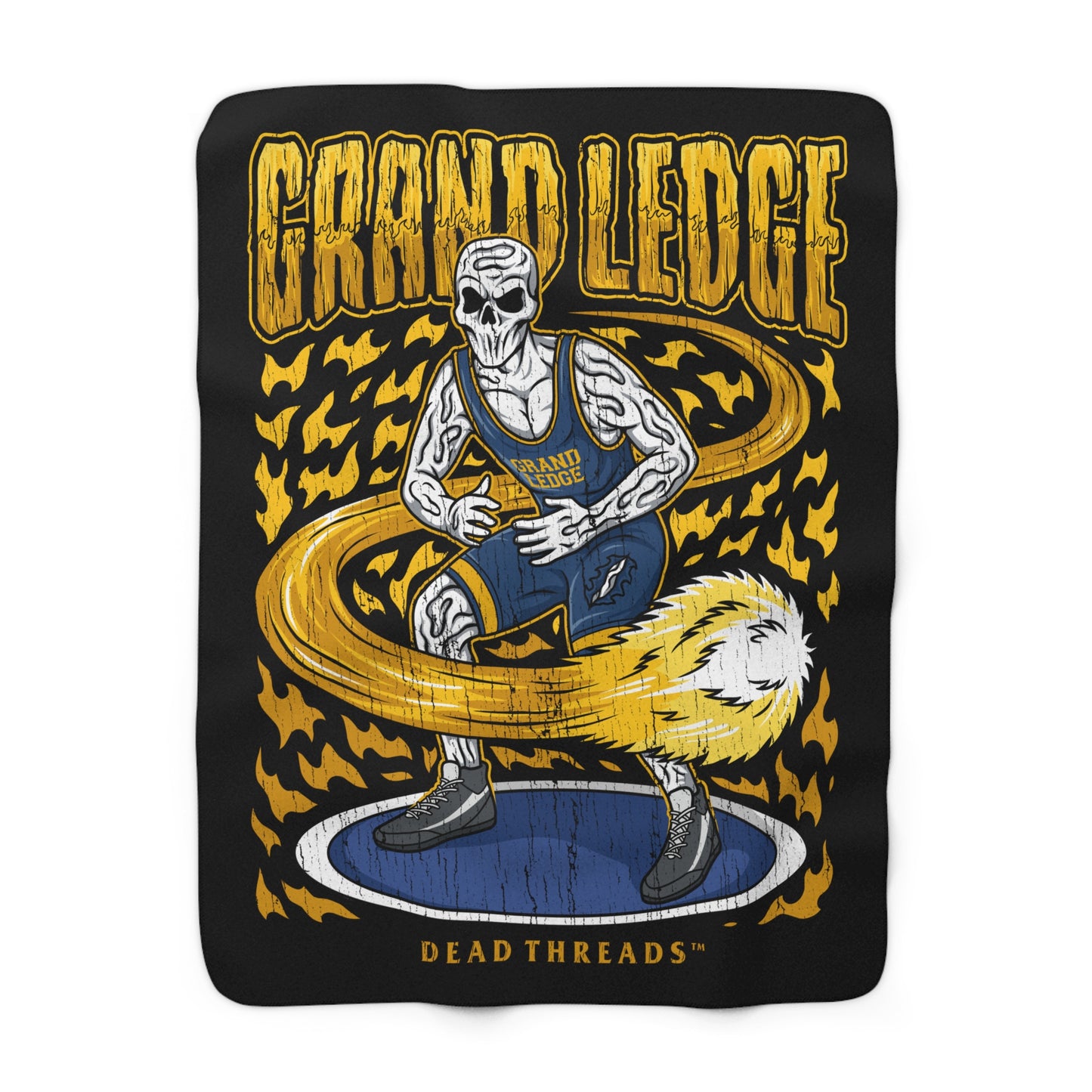 GRAND LEDGE WRESTLING BLANKET