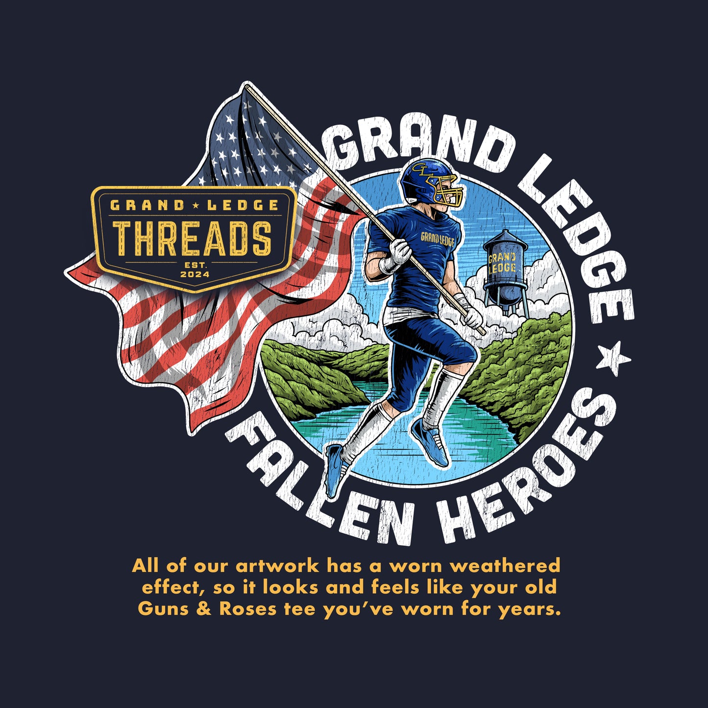 GRAND LEDGE FALLEN HEROES SHIRT