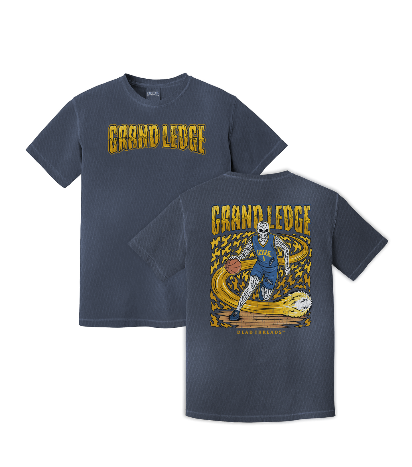 GRAND LEDGE BASKETBBALL 2 SIDED T-SHIRT